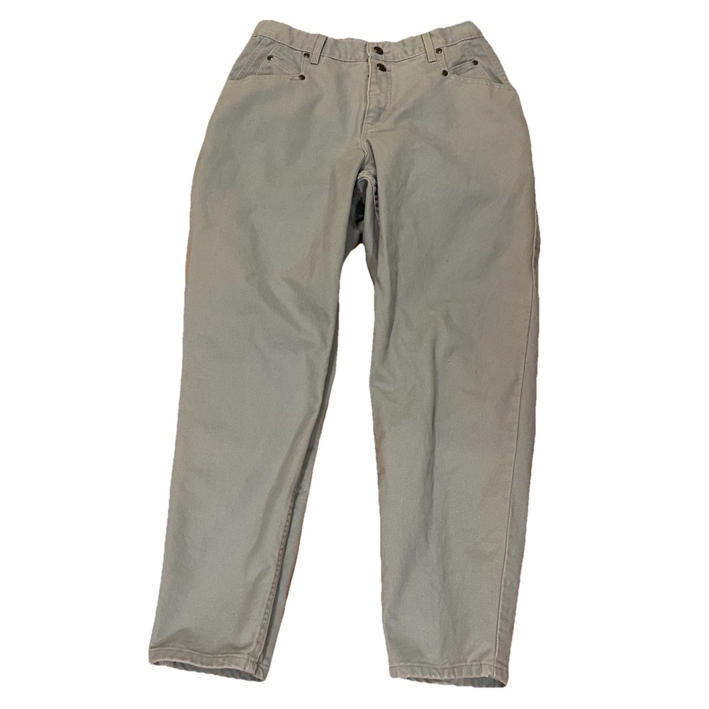 Zena Mom Jeans Womens 12 Average Light Blue Tapered High Rise Vintage‎ 80s 31x30